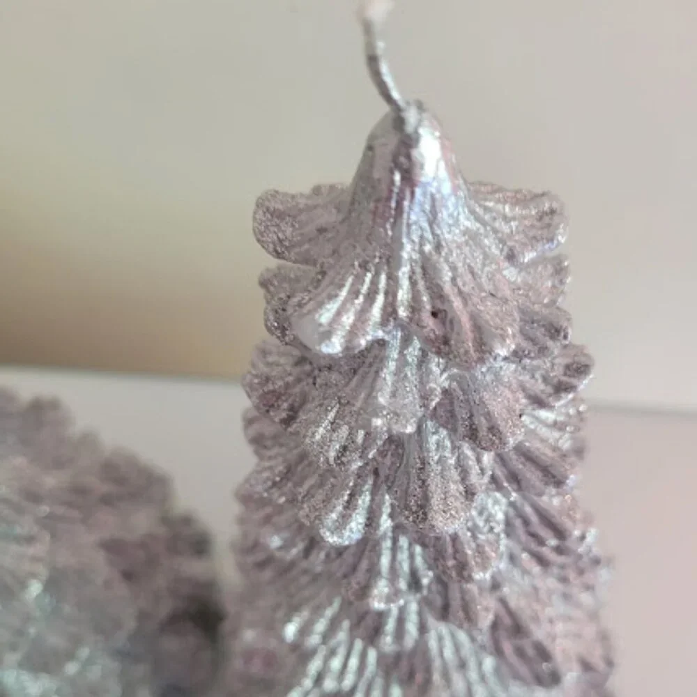 Silver Tree Candles